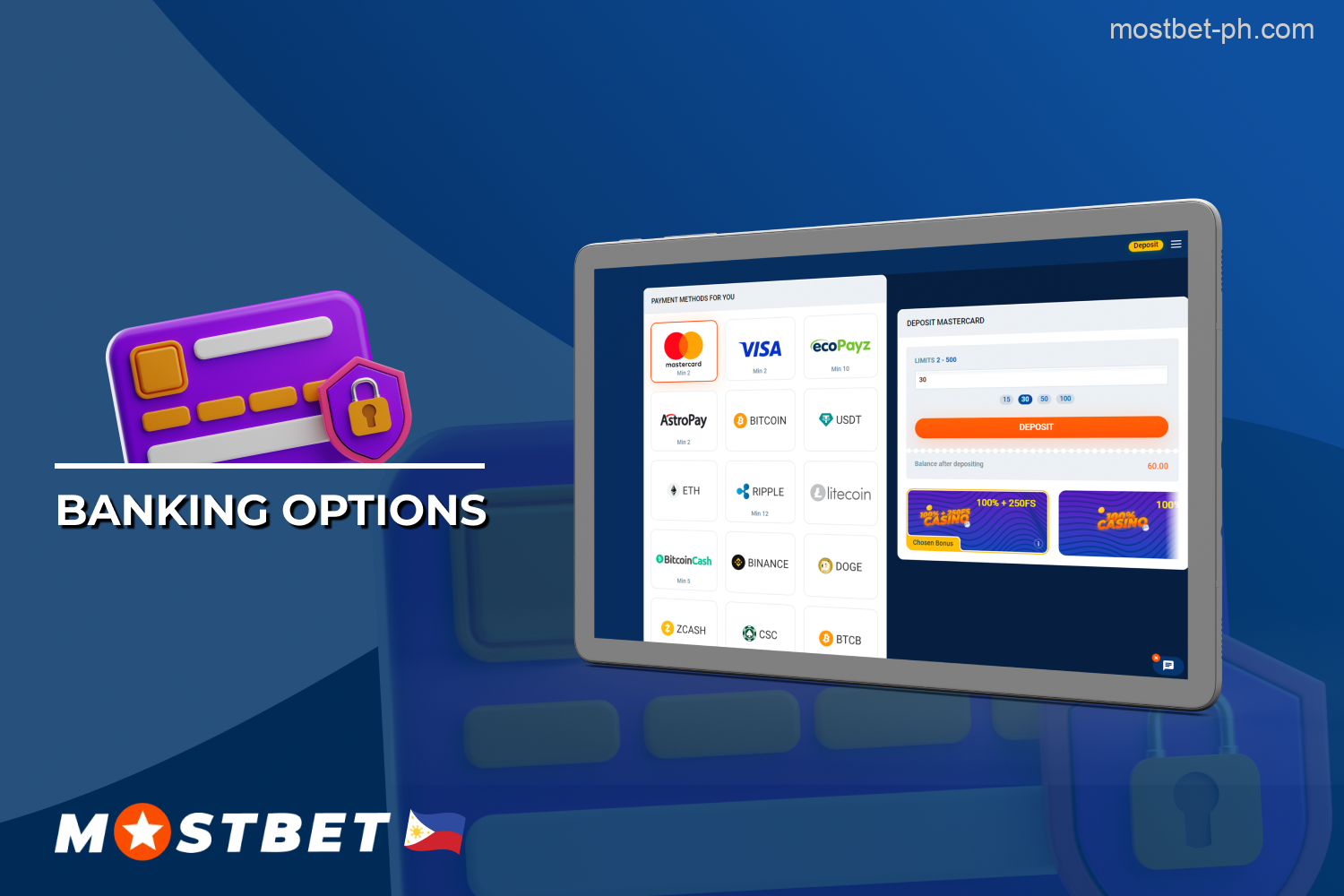 In the Philippines, Mostbet supports several banking options for player convenience