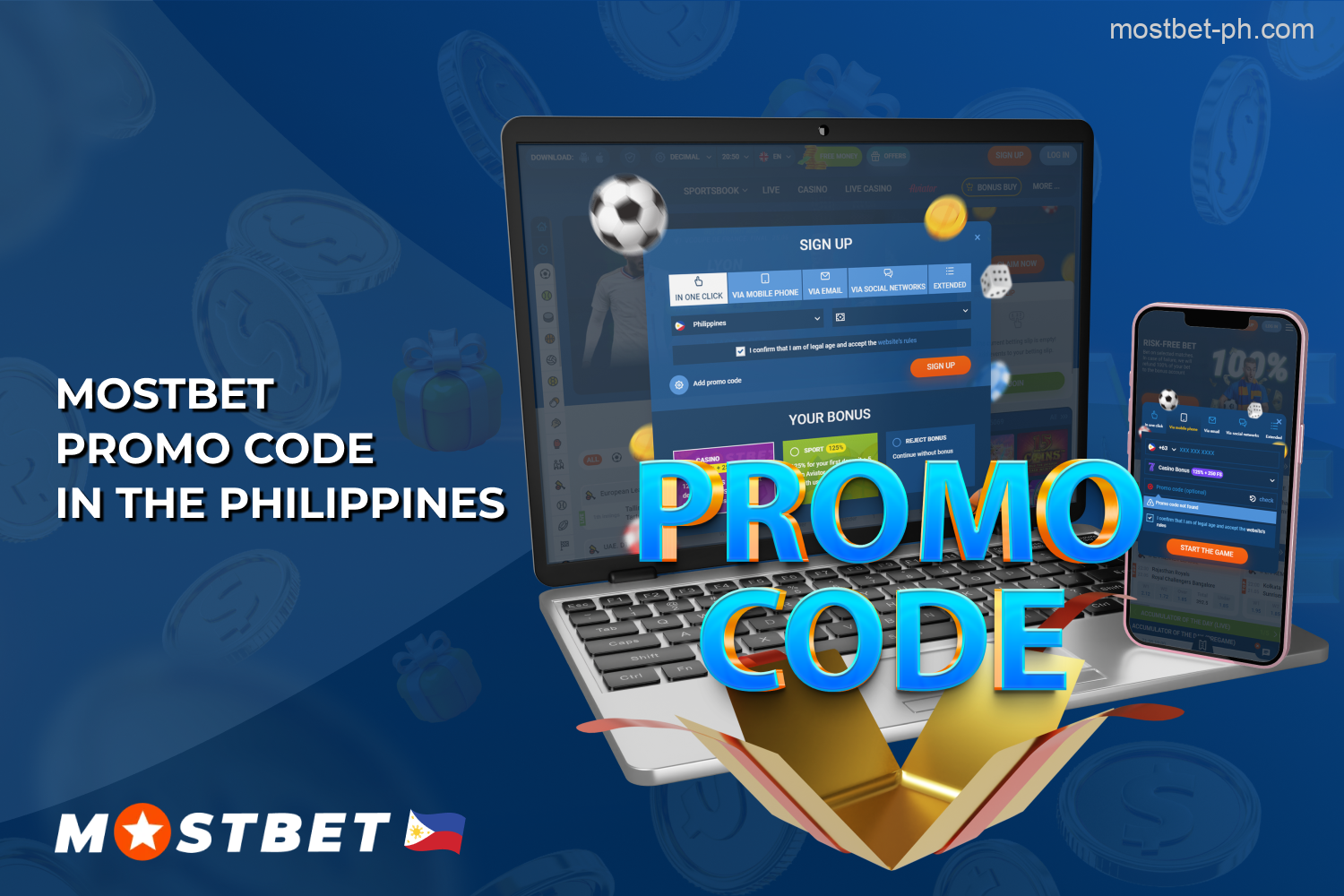 Filipino players can use Mostbet promo code and get extra rewards