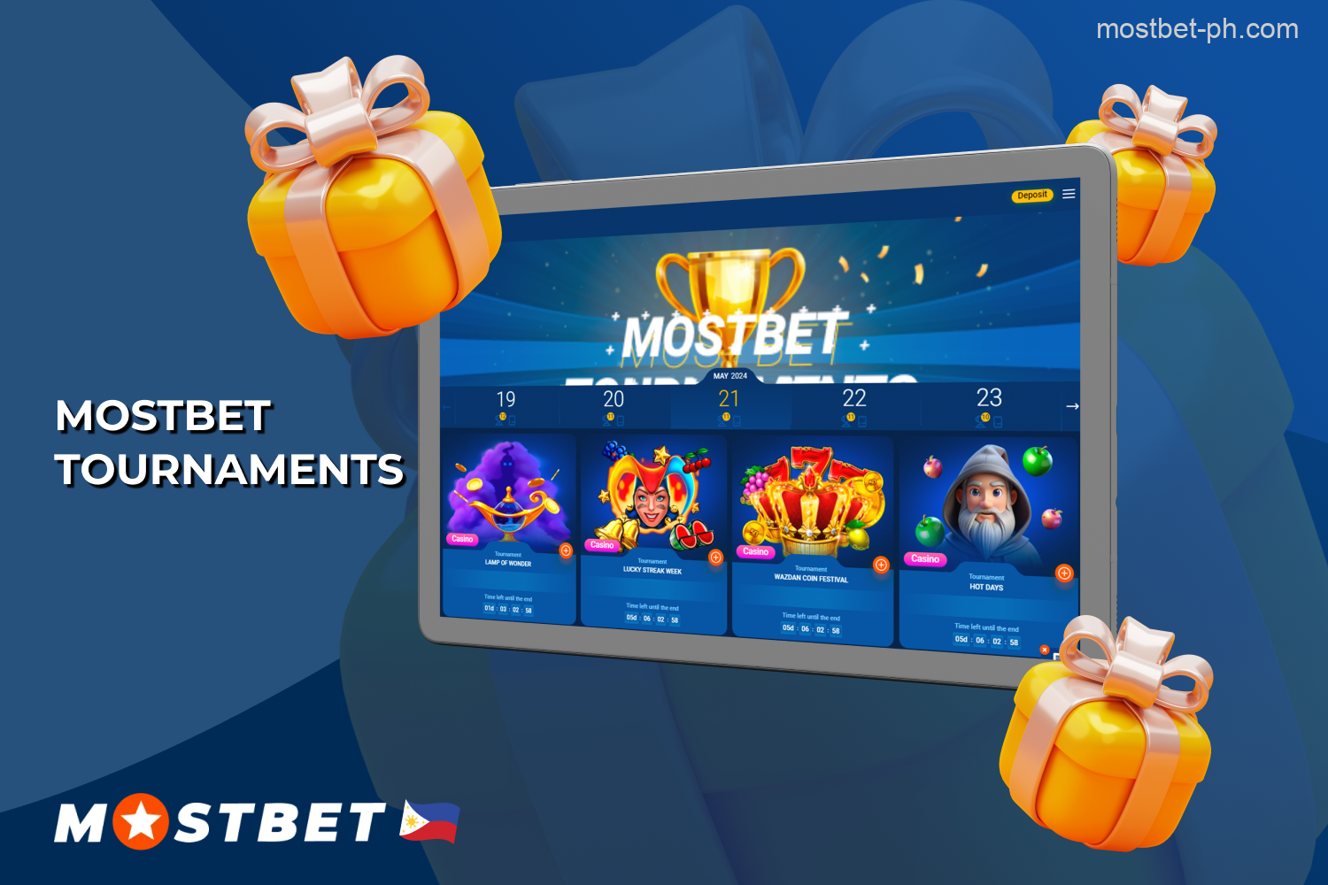 Mostbet Tournaments give the opportunity to compete with other bettors and win additional rewards