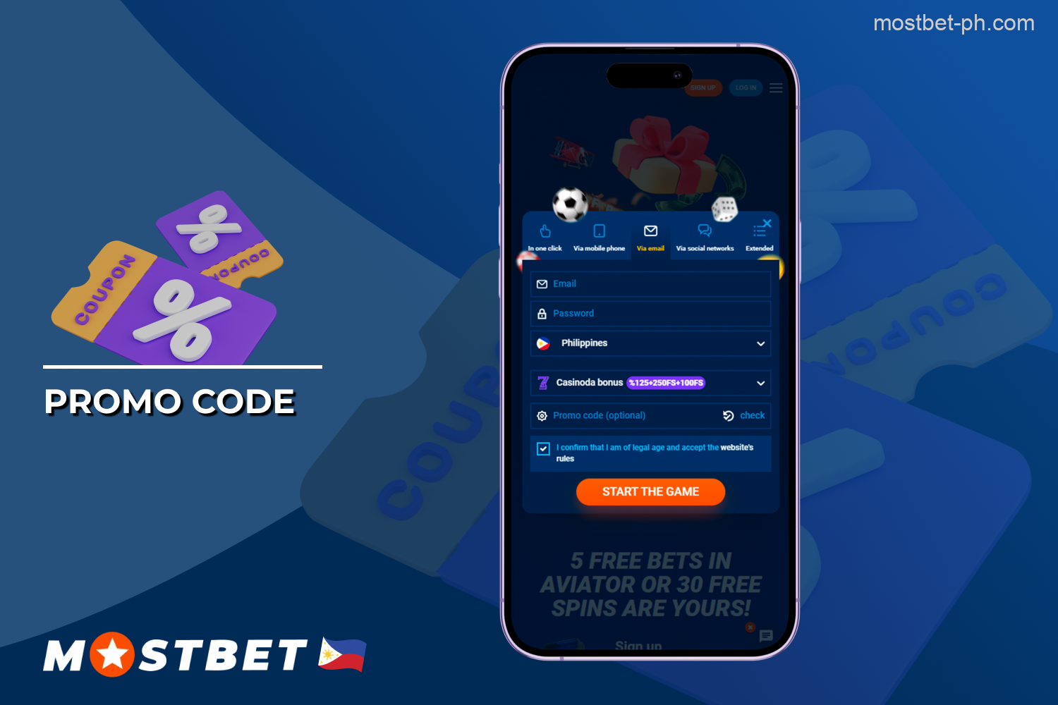 The Mostbet promo code gives new users access to special bonuses without a deposit